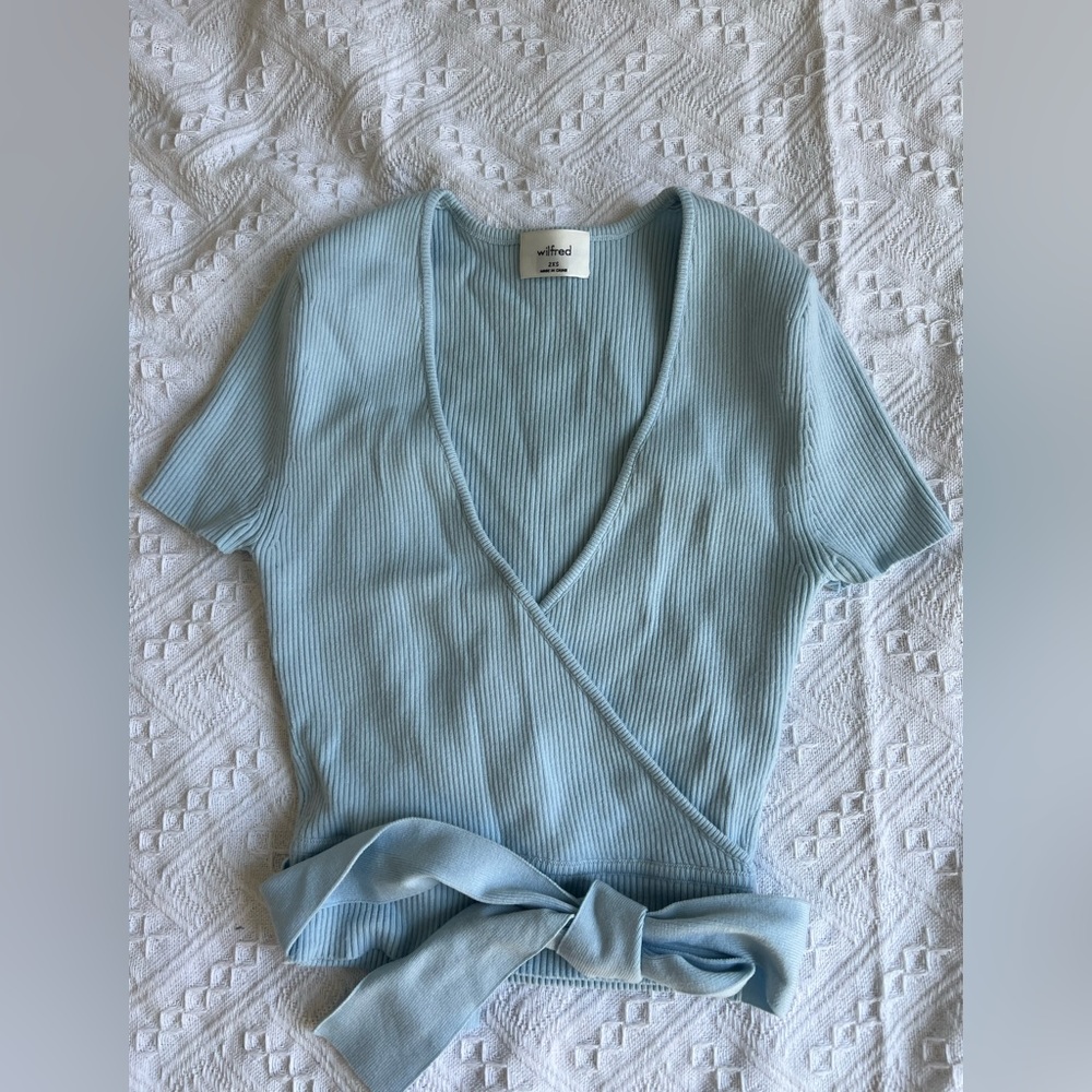 Aritzia Wilfred All Tied Up Top